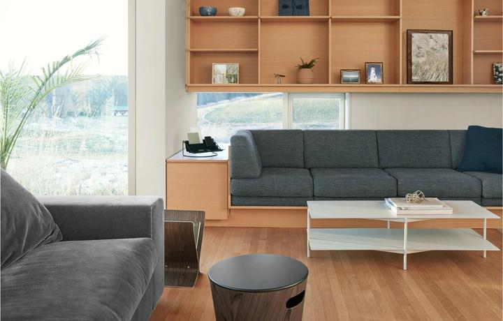 Actual product image Umbra Woodrow Storage Stool and Side Table (40 x 41 cm)