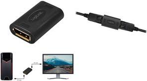 Actual product image LogiLink DisplayPort adapter, DP coupling (4.08 cm)