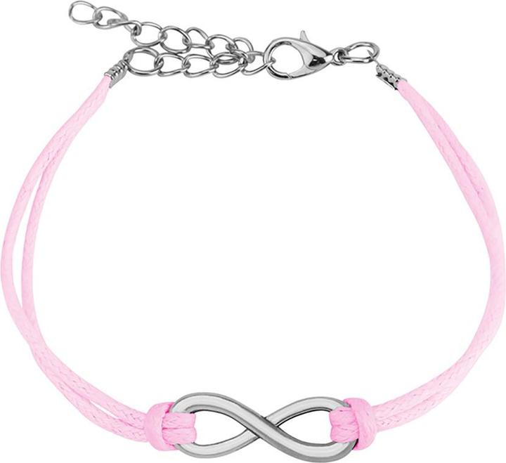 Immagine prodotto Star Piercing Bracciale in ecopelle rosa infinito (Ecopelle, senza ottone)