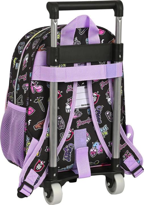 Image du produit Monster High Sac à dos scolaire à roulettes Creep Noir 28 x 34 x 10 cm