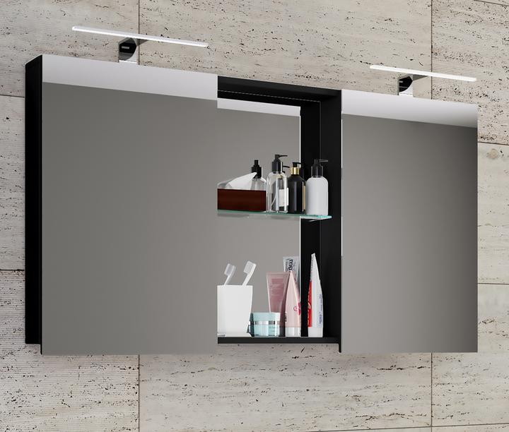 Actual product image VCM Bathroom mirror cabinet Budasi with shelf