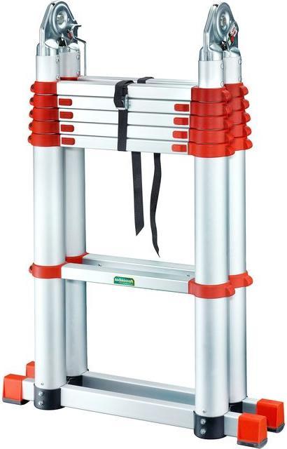 Produktbild technocraft Teleskop-Klappleiter (Stehleiter, 385 cm)