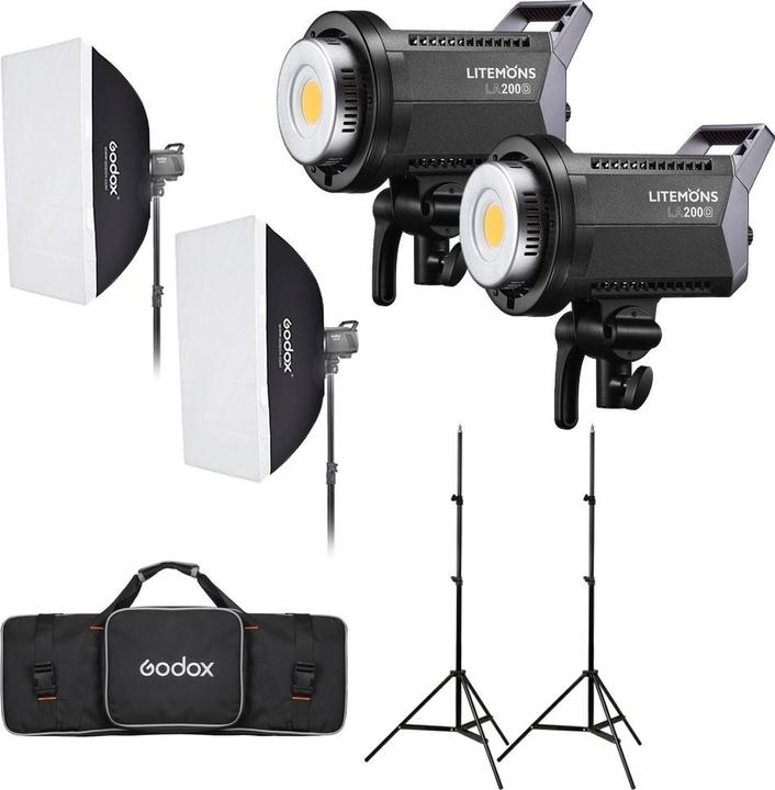 Image du produit Godox Litemons LA200D Daylight Duo Kit (Godox)