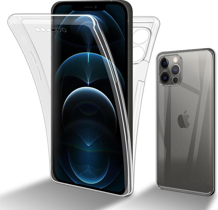 Produktbild Cadorabo TPU 360 Grad Case Cover (Apple iPhone 12)