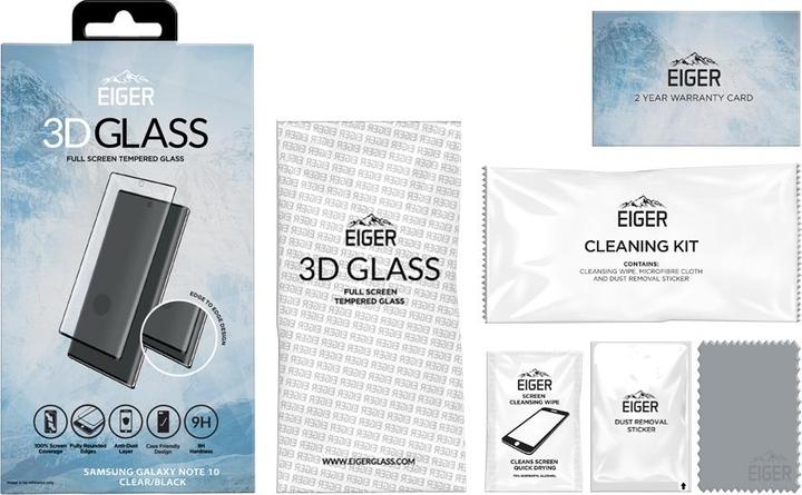 Image du produit Eiger Mountain Glass Clear Edge (1 pièce(s), Samsung Galaxy Note 10)