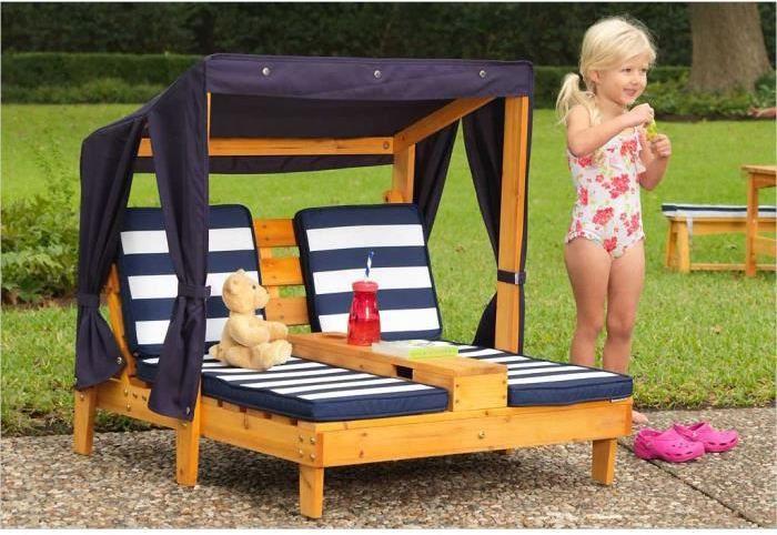 Image du produit KidKraft Double salon chaises longues