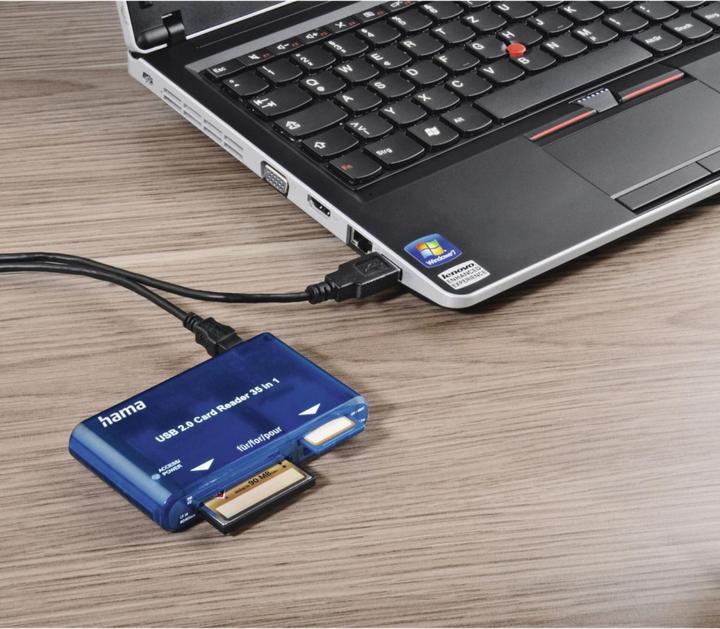 Produktbild Hama USB-2.0-Multi-Kartenleser 35in1 (USB 2.0)