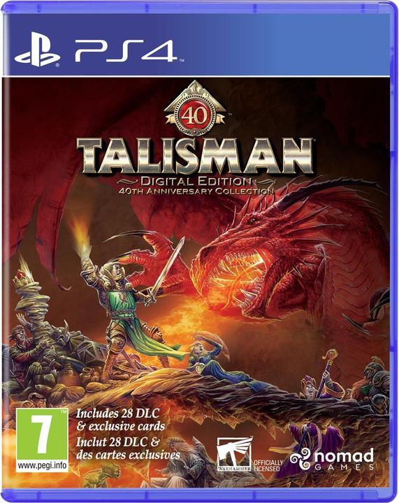 Actual product image Nomad Games Talisman (40th Anniversary Edition Collection) - Sony PlayStation 4 - Strategy - PEGI 7 (PS4)