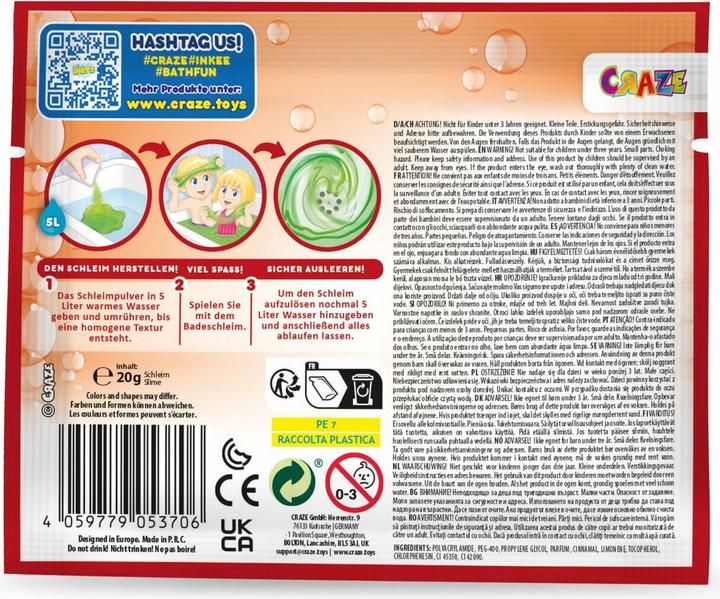 Image du produit Craze Mélange de glu pour le bain Inkee (5.40 ml, Sel de bain)