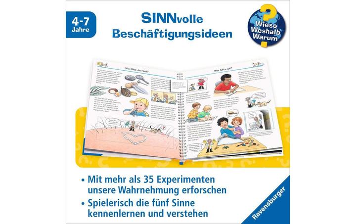 Immagine prodotto Ravensburger Wieso? Weshalb? Warum?, Band 31: Experimentieren mit allen Sinnen (Tedesco, Angela Weinhold, 2025)