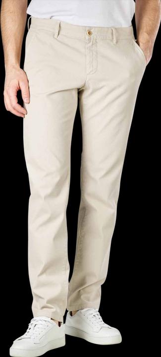 Alberto Two Tone Cotton Lou Pant Slim Fit Nature