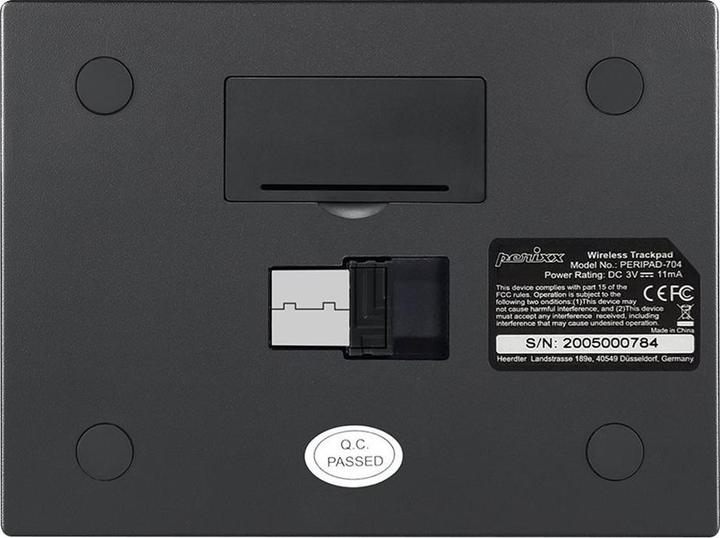 Actual product image Perixx PERIPAD-704, large wireless touchpad, black (DE, Wireless)