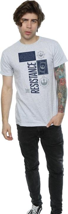 Actual product image Star Wars Mens The Last Jedi The Resistance T-Shirt (3XL)