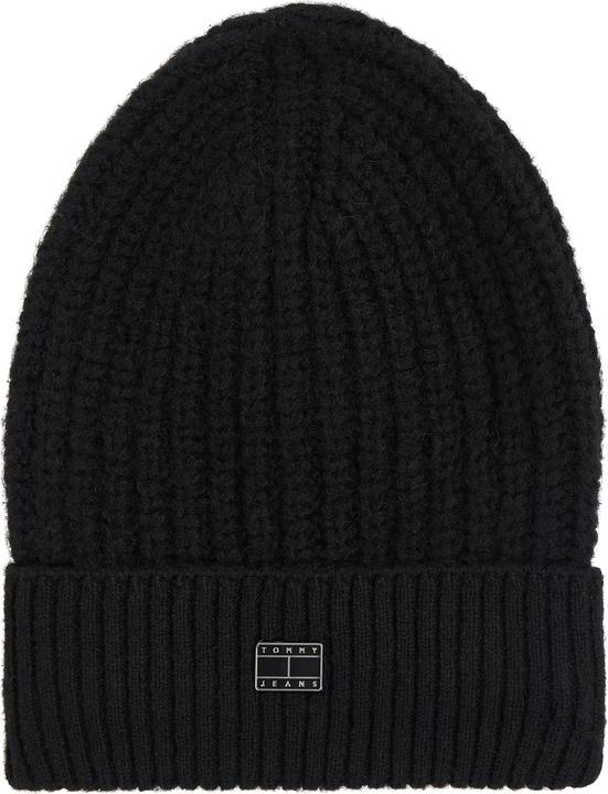 Actual product image Tommy Hilfiger TJW Cosy Knit Beanie Dames - Zwart - One Size