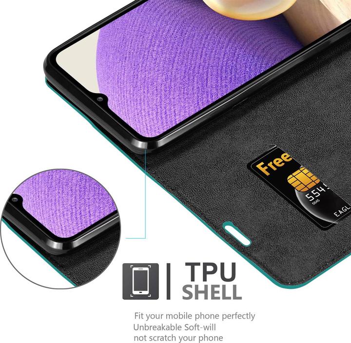 Produktbild Cadorabo Book Invisible Magnet Cover (Samsung Galaxy A32 5G)
