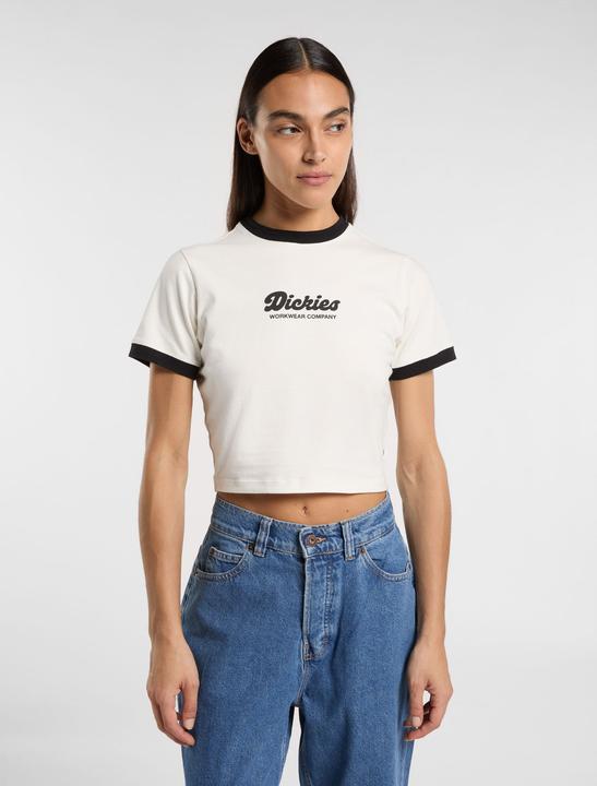 Produktbild Dickies Lewistown Ringer Ss Tee W Egret (L)