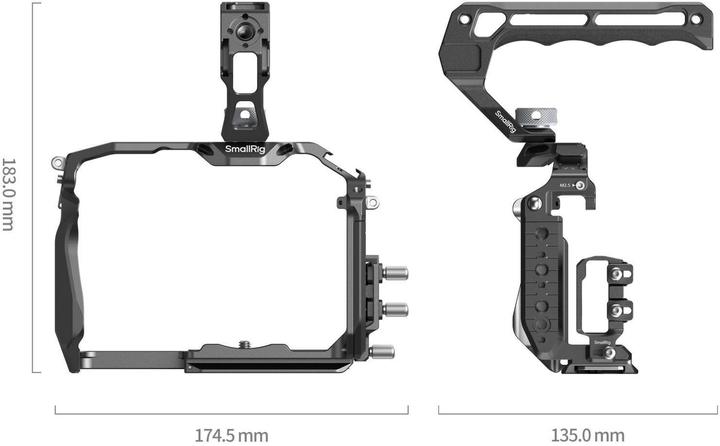 Produktbild SmallRig HawkLock Quick Release Cage Kit for Panasonic LUMIX GH7 / GH6 4825 (Cage)