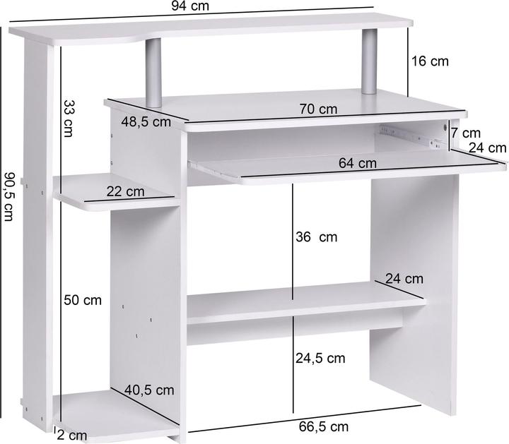 Actual product image FineBuy Alyssa (94 x 48 x 90 cm)