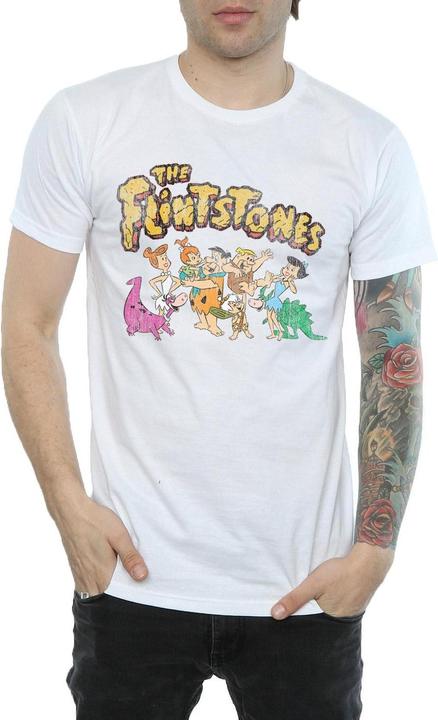 Produktbild The Flintstones Group Distressed TShirt (M)