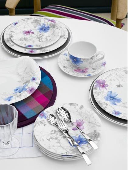 Produktbild Villeroy & Boch Suppenteller Mariefleur Gris Basic (1 x, 23 cm)