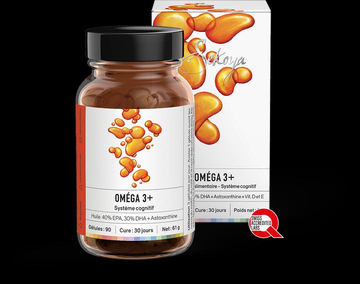 Image du produit Sekoya Omega 3+ | DHA & EPA (90 pièce(s), Capsules)