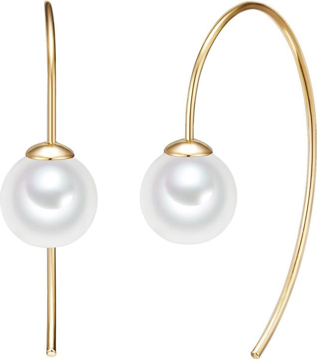 Actual product image Lulu & Jane Ladies brass shell pearl yellow gold - 29259 (Brass)