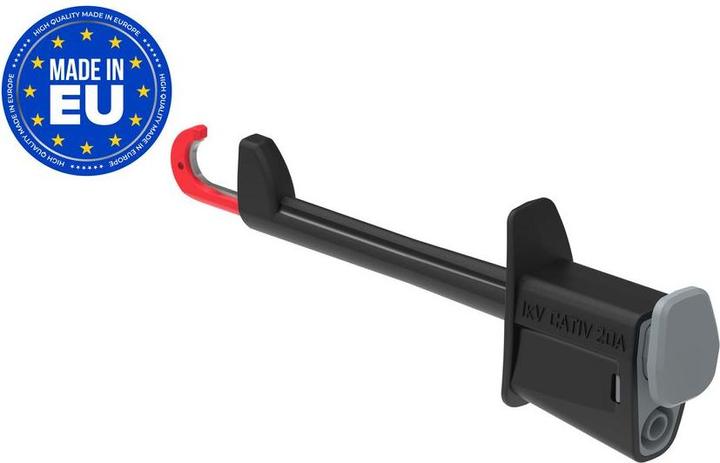 Immagine prodotto RND Terminale a gancio 1kV 20A Ottone, nichelato Nero (Terminale)