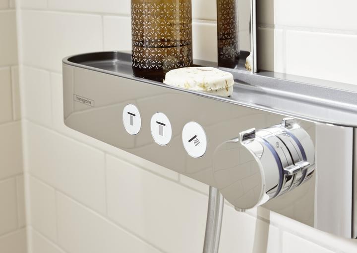 Produktbild hansgrohe Showerpipe 260 2jet mit ShowerTablet Select 400 : Farbe - Chrom