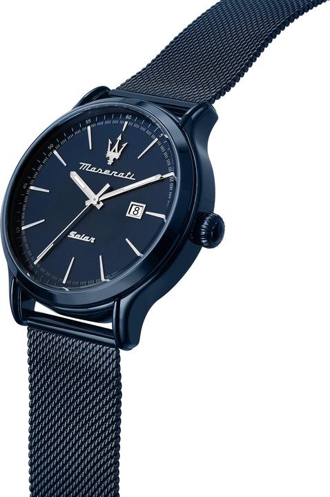 Immagine prodotto Maserati R8853149001 Blu Solare 45mm 10ATM (Orologio da polso analogico, 45 mm)