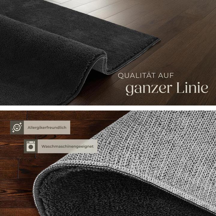 Actual product image tectake Short pile carpet Soft Zone (140 x 200 cm)