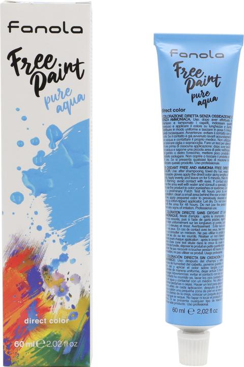Actual product image Fanola Free Paint Pure Aqua 100ml