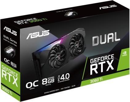 Image du produit ASUS GeForce DUAL RTX 3060 Ti O8G MINI V2 (8 Go)