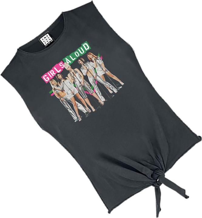Actual product image Amplified Womens/Ladies Split Colour Girls Aloud Sleeveless Tank Top (XL)