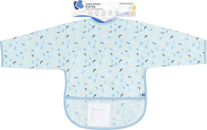 Image du produit Kikkaboo bavoir bébé Arty manches (4 mois)