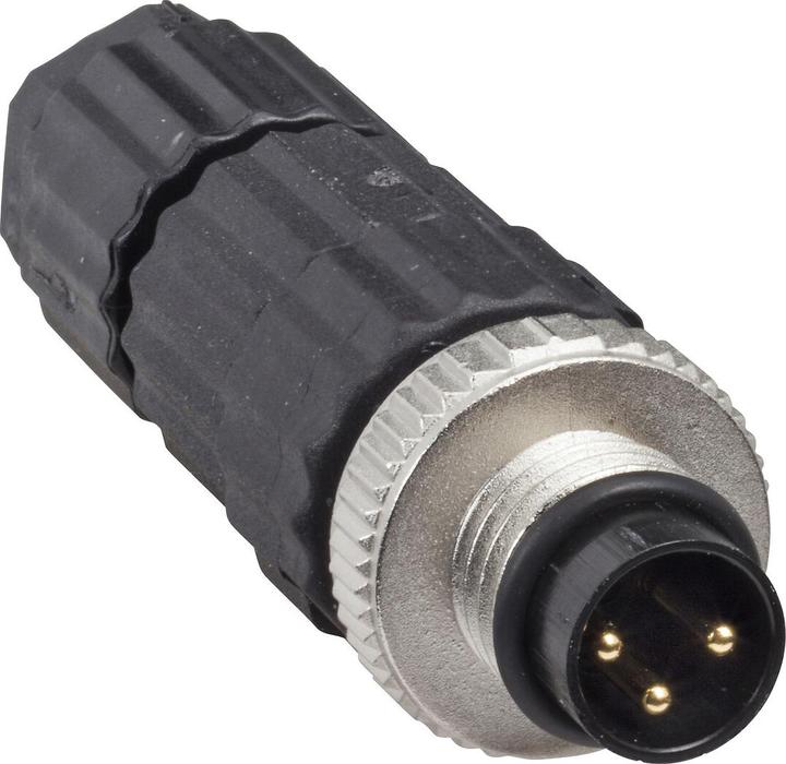 Schneider Electric M8 plug, 3-pin, straight, XZCC8MDM30V