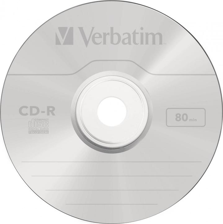 Produktbild Verbatim Audio CD-R, 700MB/80Min, 16x (10 x)