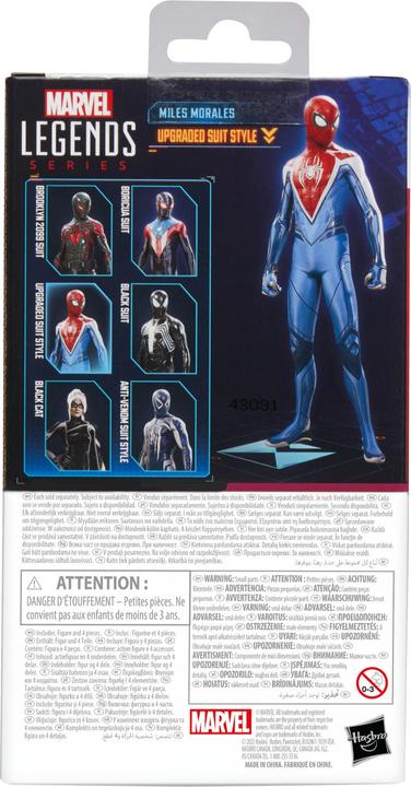 Produktbild Hasbro Spider-Man 2 Marvel Legends Gamerverse Actionfigur Miles Morales (Upgraded Suit Style) 15 cm