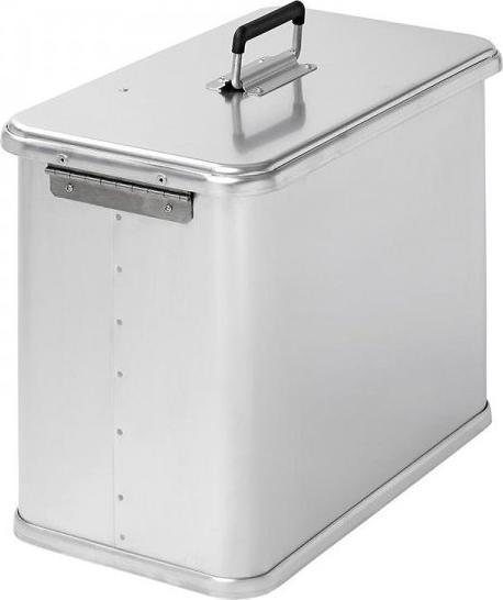 Produktbild ProPlus Aluminium Motorradkoffer mit Deckel und Zylindrischer Schloss Seite Case 36L (36 l)