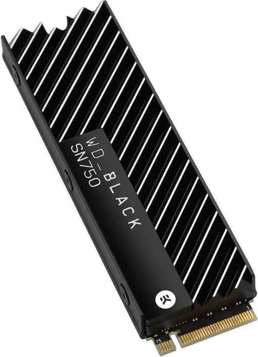 Immagine prodotto WD Black SN750 Gaming - con dissipatore di calore (1000 GB, M.2 2280)