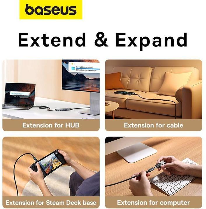Actual product image Baseus USB C - USB C (0.50 m, USB 3.0)
