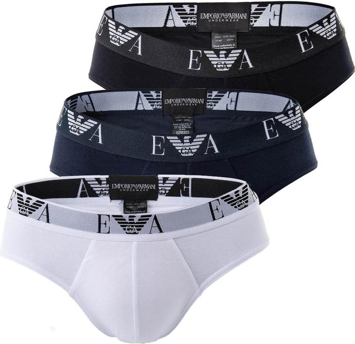 Actual product image Emporio Armani Slip Casual Figure-hugging (S, pack of 3)