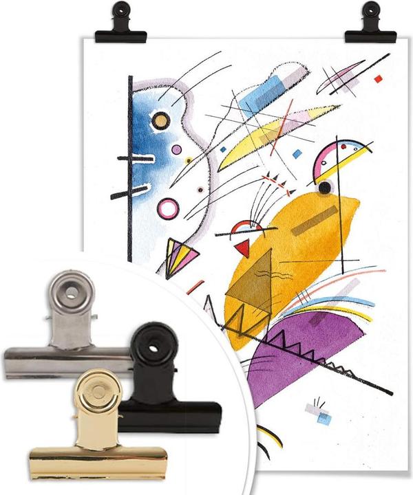 Produktbild Trenddeko Kandinsky - Durchgehender Strich (100 x 120 cm)
