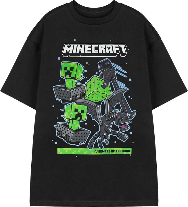 Minecraft Beware Of The Dark TShirt kurzärmlig