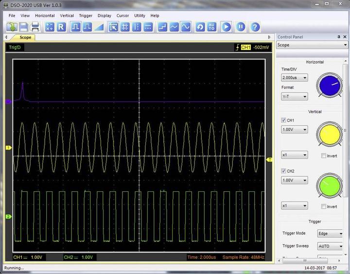 Image du produit Voltcraft Oscilloscope USB DSO-2020 USB 2 (CAT I)
