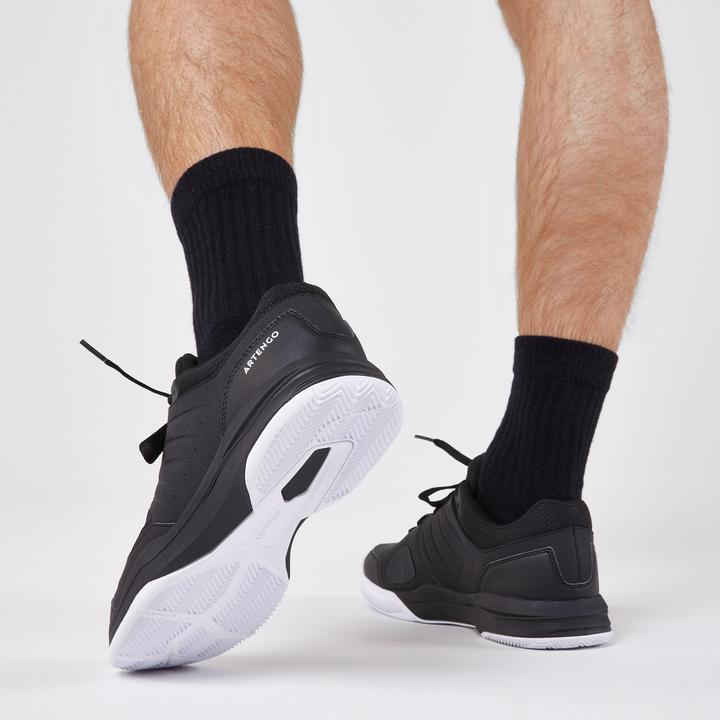 Immagine prodotto Artengo Scarpe da tennis da uomo per campi in terra battuta - TS 500 nero/rosso (41)