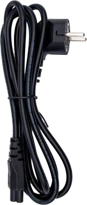 Actual product image Origin Storage CLoverLeaf/Mickey Mouse) to EU Power Cord, 2 m, Power plug type C, C7 coupler, 16 A (2 m)