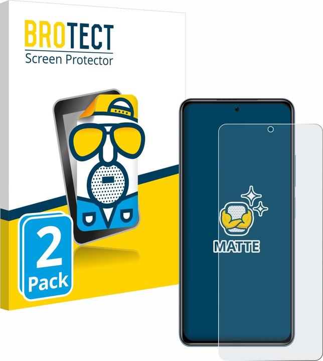 Actual product image BROTECT Anti-glare screen protector matt (2 Piece, Xiaomi Poco F3)