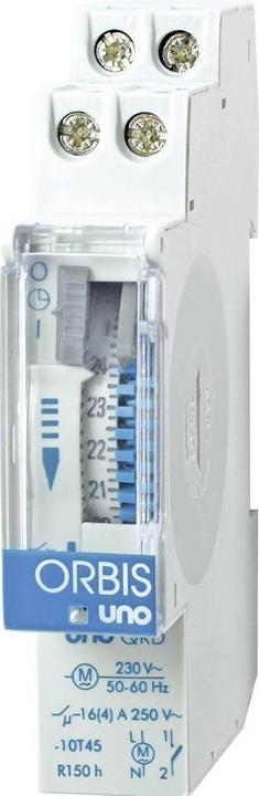 Actual product image Orbis DIN rail time switch Analogue distribution time switch UNO QRD 230