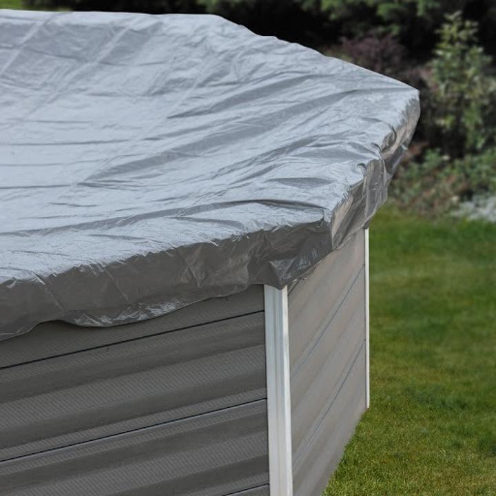 Gre Bâches d'hiver pour piscines composites - 580 g/m² 8,04 x 3,86 m