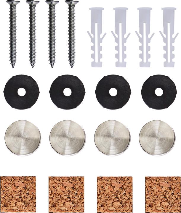 Actual product image Relaxdays Kitchen Splatter Shield, Safety Glass